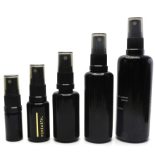 in stock uv black spray pump bottle for cosmetic oil essential oil VB-32B